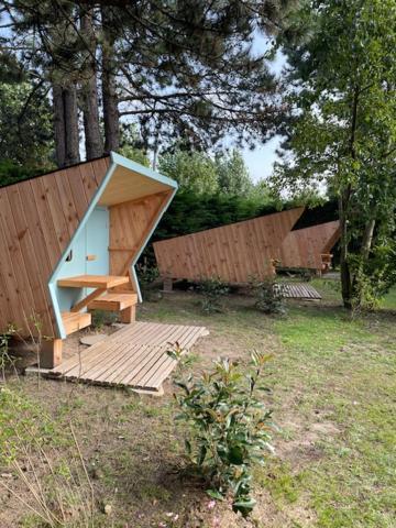 Camping La Foret Stella-Plage Kültér fotó